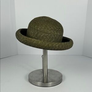 Elegant Olive Green Women's Hat